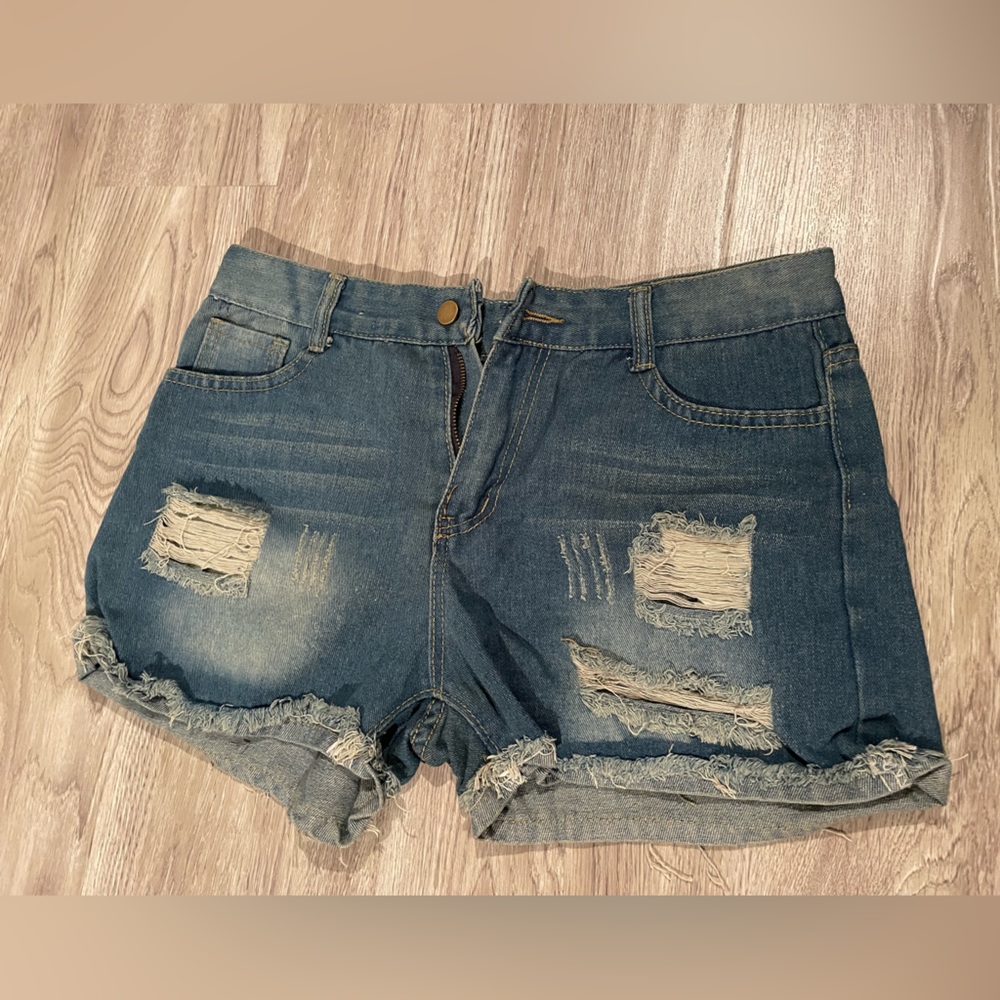 Short denim jean shorts